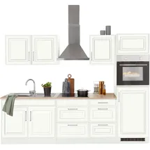 kochstation KS-Stockholm Küchenzeile 270 x 60 x 0 cm weiß