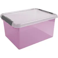 SUNWARE Aufbewahrungsbox Comfort Line 36 l 1-tlg. rosa transparent