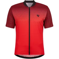 Radtrikot ZIENER "NELETE-Z", Herren, Gr. 54, rot, Obermaterial: 100% Polyester; Obermaterial 2: 90% Polyester, 10% Elasthan, Trikots