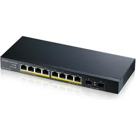 ZyXEL GS1100-10HP v2 10-Port unmanaged 8x Gigabit, 2x Fiber Uplink, 120W PoE+