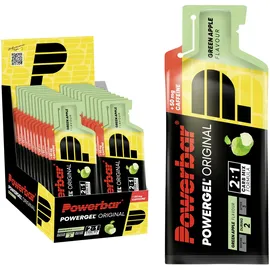 Powerbar PowerGel Original Green Apple mit Koffein 24 x 41 g