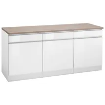 kochstation Unterschrank KOCHSTATION KS-Ohio 180 x 60 x 85 cm Weiß