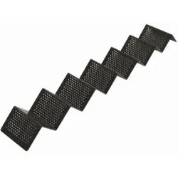 SCHNEIDER Snack-Verkaufsständer, Wellenform, In Wellenform, für die Warenpräsentation im Thekenbereich, Alu, schwarz halbmatt, 580 x 85 mm
