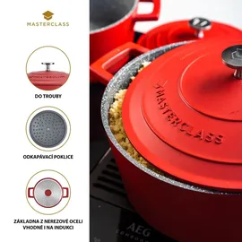 masterclass 4l Schmortopf - Red - One Size