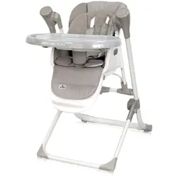 Lorelli Kinderhochstuhl, Babywippe Ventura 2 in 1 ab Geburt, Musik, verstellbar beige grau