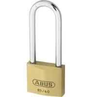 ABUS 85/40HB63 Vorhangschloss aus massivem Messing gleichschließend