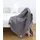 LOOLAY Musselin Tagesdecke 120 x 120 cm Grau