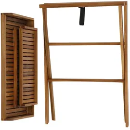 Siena Garden Caruna Tablett Tisch 45 x 70 x 91 cm braun klappbar