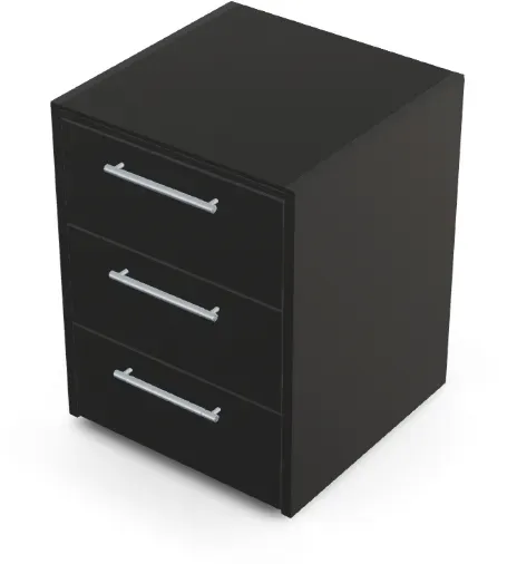 Brabura CT 60 Schubladenmodul - Nero Zimbabwe / Anthrazit / Silberner Griff