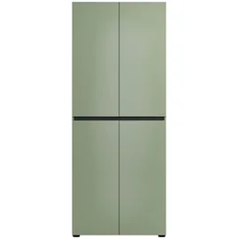 home24 Mister 80 x 200 x 34 cm hochglanz weiß / weiß