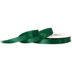 Creativery 12mm Satinband 25m Schleifenband Geschenkband Stoffband Bastelband Dunkelgrün