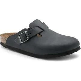 Birkenstock Boston Nubukleder geölt schwarz 38