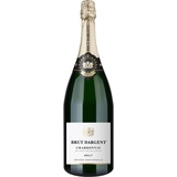 Brut Dargent - Chardonnay Sekt Brut Magnum, Qualitativ hochwertiger Chardonnay trocken Sekt aus Frankreich, Methode Traditionnelle (1 x 1.5 l) (Packung mit 6)