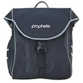 Prophete Seitenpacktasche, 20L, wasserabweisend mit werkzeugfreier Gepäckträgermontage, reflektierende Elemente, robuste und langlebige Materialien, schwarz