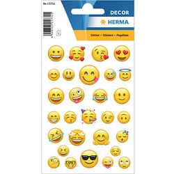 HERMA Aufkleber Smiley, 87 Etiketten