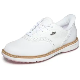 SKECHERS Go Golf Prestige Sl Waterproof Spiked Golf Shoes Slip-InTurnschuhe, White/Pink, 39.5 EU