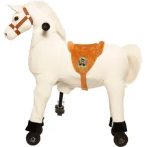 animal riding b.v Animal Riding Reitpferd Snowy small (Kinder 3 Jahre, Sattelhöhe 56 cm, Rollen)