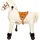 animal riding b.v Animal Riding Reitpferd Snowy small (Kinder 3 Jahre, Sattelhöhe 56 cm, Rollen)