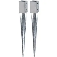 GAH Alberts Alberts 208059 Einschlag-Bodenhülse | für Vierkantholzpfosten |