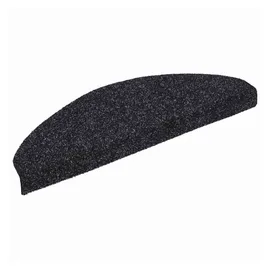 vidaXL Stufenmatten Selbstklebend 20 Stk. Schwarz 65x21x4 cm