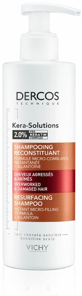 VICHY Dercos Technique Kera-Solutions Shampooing Reconstituant 250ml 250 ml shampooing