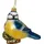 SIKORA Blaumeise besondere Weihnachtskugel Glas Christbaumschmuck Deko Figur Weihnachten Anhänger Ornament - Meisterstücke - BS726, Variante:Blaumeise