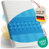 knerst KNERST, Topper Matratzentopper - MADE IN GERMANY - 5cm - Kaltschaum, orthopädisch, 5 cm hoch, Kaltschaum (Polyurethan), 5 cm hoch, Kaltschaum für harte/mittelharte Matratze, Boxspringbett 120 cm x 200 cm x 5 cm