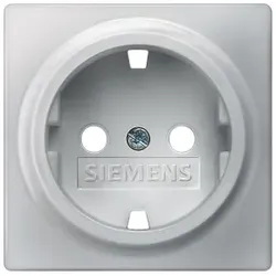 Siemens 5UH1202 DELTA i-system Steckdosenabdeckung ohne Einsatz, aluminiummetallic
