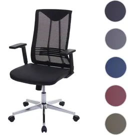 Mendler Bürostuhl HWC-J53, Drehstuhl Schreibtischstuhl, ergonomisch Kunstleder schwarz