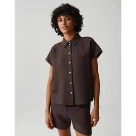 Opus Bluse Falvia Dunkelbraun 44