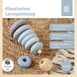 Bieco Stapelturm blau