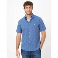 Brax Herren, Hemd Style DAN royal, blau Gr. S