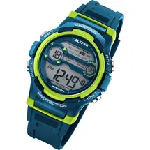 Calypso K5808, 0 mm, Gehäusefarbe Dunkelblau, Armbandtyp Silikonarmband, Armbandfarbe Grün