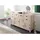 Massivmoebel24 Sideboard 180 x 95 x 45 cm Beige / Weiß