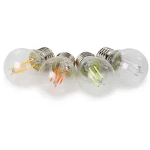HQ Power LED-Filament-Lampe 4 St. E27 4 W bunt