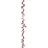 Atmosphera Weihnachtsgirlande 180 cm rot