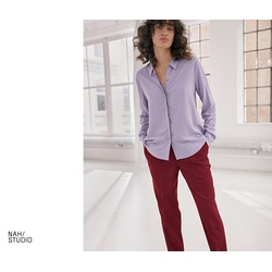 Nah/Studio Wollhose - nachhaltige Merinowolle - Gr. 34 - bordeaux