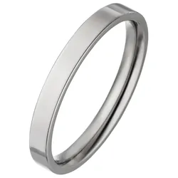 Fingerring JOBO Gr. 60, grau (titanfarben), Fingerringe, Damen, 60, Titan, Titan
