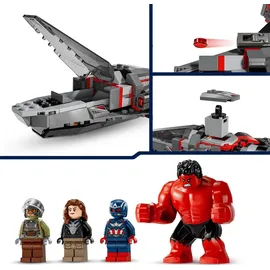 LEGO Marvel Super Heroes 76292 Showdown zwischen Captain America und Red Hulk