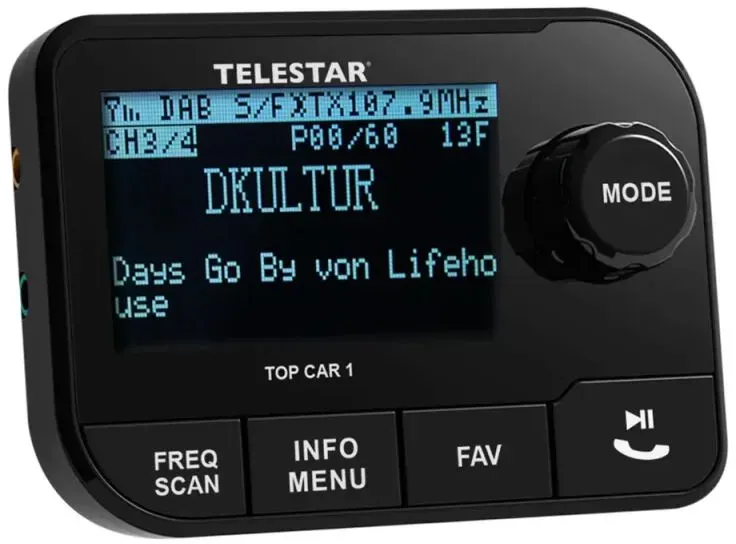 Telestar 5100001 Radio Auto Digital Schwarz