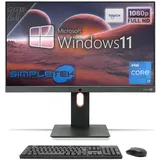 SIMPLETEK - All-in-One Computer Touch 27" FHD Core i7 3.8GHz | Windows 11 Pro 16GB RAM - SSD 480GB | Touchscreen PC mit integrierter Webcam
