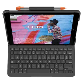Logitech Slim Folio für iPad 7-9 Gen grafit UK English QWERTY