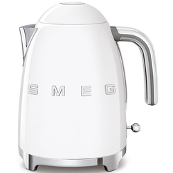 SMEG Wasserkocher SMEG Wasserkocher Edelstahl 1,7 L Fassung, 2400 W, Wasser Kocher, 2400,00 W, 360° Basis, BPA- Frei, elektrischer weiß