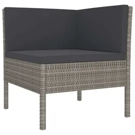 vidaXL Garten-Lounge-Set 3-tlg. grau 310188