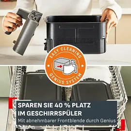 Tefal Easy Fry Crispy Stack Doppelkammer schwarz