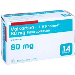 Valsartan-1a Pharma 80 mg Filmtabletten 56 St