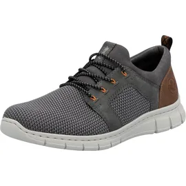 Rieker Herren B7796 Slipper, Grau, 42 EU