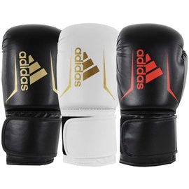 adidas Boxhandschuhe Speed 50, Erwachsene, Boxing Gloves 16 oz, Punchinghandschuhe komfortabel und langlebig, schwarz