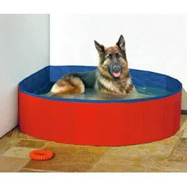 Karlie Doggy Pool Hundepool 120 cm Blau/Rot
