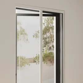 cocoon home concepts Insektenschutztür plissiert 96 x 218 cm Weiß